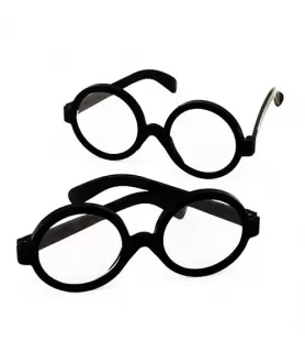 Black Wizard Glasses / Favors (2ct)
