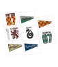 Harry Potter 'Mascots' Temporary Tattoos (1 sheet) Harry Potter 'Mascots' Temporary Tattoos (1 sheet)