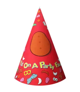 Mr. Potato Head Vintage 1998 Cone Hats w/ Stickers (8ct)