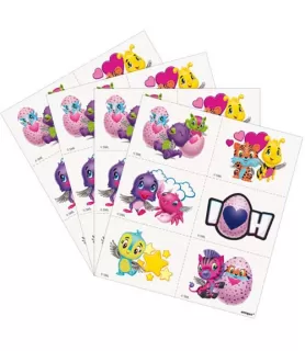 Hatchimals Temporary Tattoos (4 sheets)