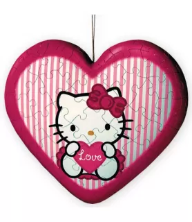Hello Kitty 'Love' Heart-Shaped Puzzle Ball / Favor (60pc)