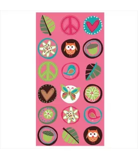 Hippie Chick Paper Favor Bags (8ct)