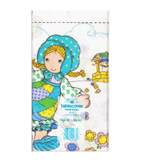 Holly Hobbie Vintage 1982 'Flower Meadow' Paper Table Cover (1ct)