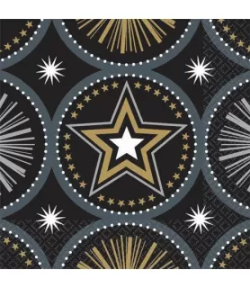 Hollywood 'Glitter Starz' Small Napkins (16ct)
