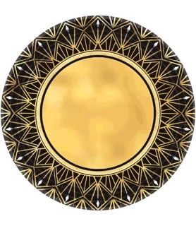Hollywood 'Glitz and Glam' Extra Large Paper Plates (8ct)