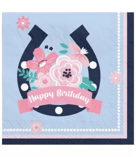 Horse 'Saddle Up' Small Napkins (16ct)