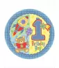 1st Birthday Hugs & Stitches Teddy Bear Large Paper Plates (8ct) 1st Birthday Hugs & Stitches Teddy Bear Large Paper Plates (8ct)