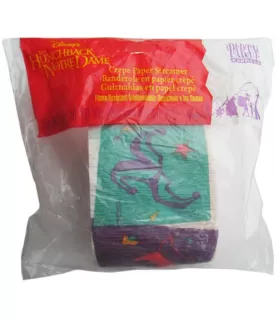 Hunchback of Notre Dame Vintage 1996 Crepe Paper Streamer (30ft)