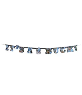 Hunting and Fishing 'Blue Camo' Baby Shower Banner (1ct)
