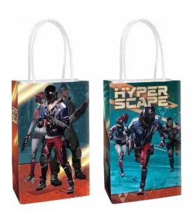 Hyper Scape Kraft Paper Favor Bags (8ct)