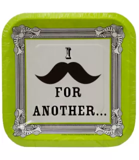 I Love Mustaches Small Paper Plates (15ct)