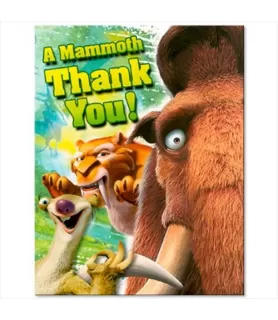 Ice Age 3 'Dawn of the Dinosaurs' Thank You Notes w/ Envelopes (8ct)