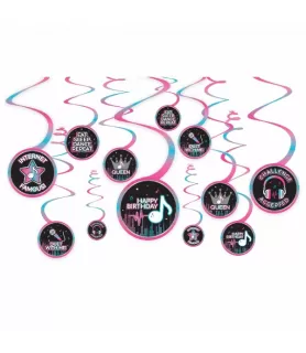 Internet Famous Hanging Swirl Decorations (12pcs)