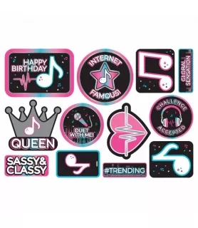 Internet Famous Paper Cutouts (12pcs)