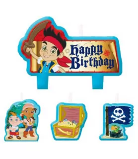 Jake & the Never Land Pirates Mini Candle Set (4pc)