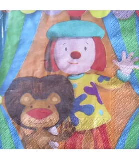 JoJo's Circus Small Napkins (16ct)