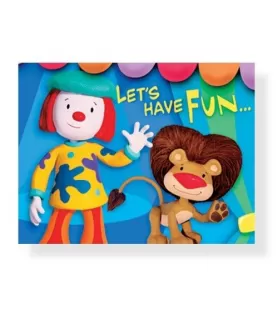 JoJo's Circus Invitations w/ Env. (8ct)