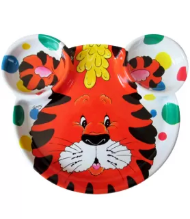 Jungle Animals 'Tommy Tiger' Reusable Keepsake Plate (1ct)