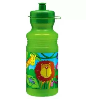 Jungle Animals Plastic Water Bottle (1ct)