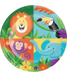 Jungle Safari Small Paper Plates (8ct)