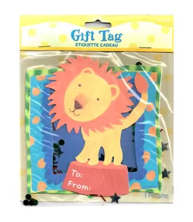 Circus Lion Gift Tag (1ct)