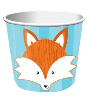 Happy Birthday 'Forest Fox' Paper Ice Cream Cups (6ct)