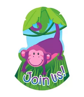 Jungle Animals Invitation Set w/ Envelopes (8ct)