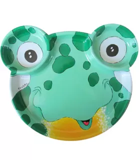Jungle Animals 'Freddy Frog' Reusable Keepsake Plate (1ct)
