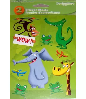 Jungle Frolic Stickers (2 sheets)