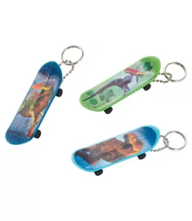 Jurassic World 'Dino Hybrid' Mini Skateboard Keychains / Favors (6ct)