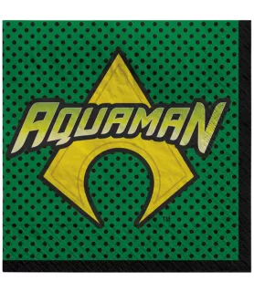 Justice League 'Heroes Unite' Aquaman Lunch Napkins (16ct)