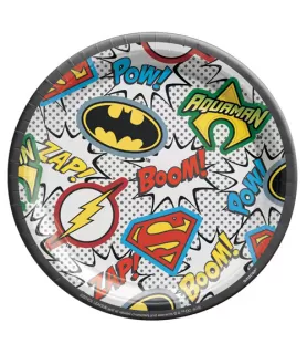 Justice League 'Heroes Unite' Small Paper Plates (8ct)