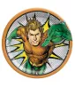 Justice League 'Heroes Unite' Aquaman Large Paper Plates (8ct) Justice League 'Heroes Unite' Aquaman Large Paper Plates (8ct)