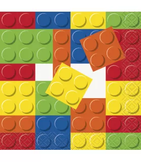 LEGO 'Building Blocks' Small Napkins (16ct)