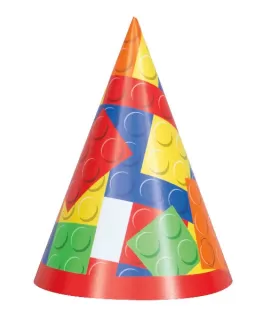 LEGO 'Building Blocks' Cone Hats (8ct)