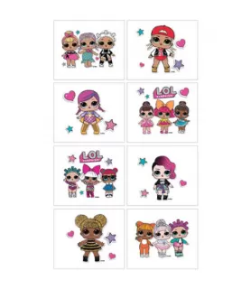 LOL Surprise! Temporary Tattoos (1 sheet)