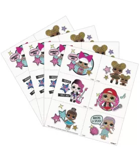 LOL Surprise! Temporary Tattoos (4 sheets)