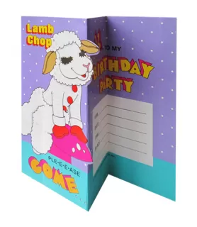 Lamb Chop Vintage 1993 Invitations w/ Envelopes (8ct)