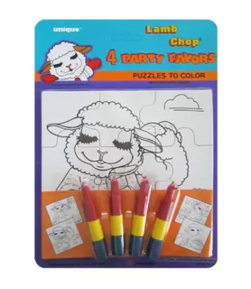 Lamb Chop Vintage 1993 Puzzles / Favors (4ct)