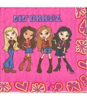 Lil' Bratz Small Napkins (16ct)