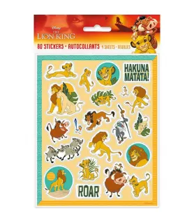 Lion King 'Simba and Nala' Stickers (4 sheets)