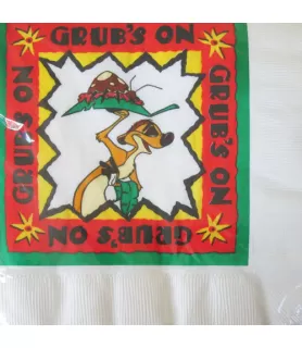 Lion King Vintage 1994 Timon Lunch Napkins (16ct)