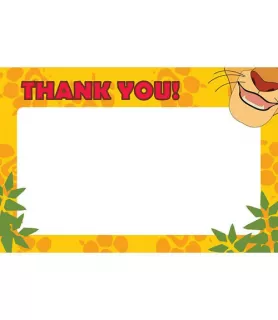 Lion Cub Thank You Notes w/ Envelopes (8ct)