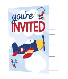 1st Birthday 'Little Flyer' Invitations w/ Envelopes (8ct)