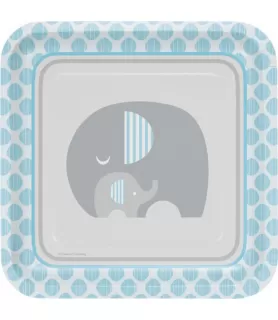 Baby Shower 'Little Peanut Boy' Large Paper Plates (8ct)