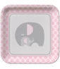 Baby Shower 'Little Peanut Girl' Large Paper Plates (8ct)