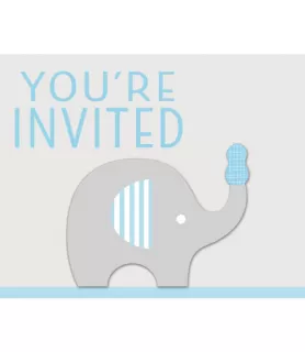 Baby Shower 'Little Peanut Boy' Invitations w/ Envelopes (8ct)