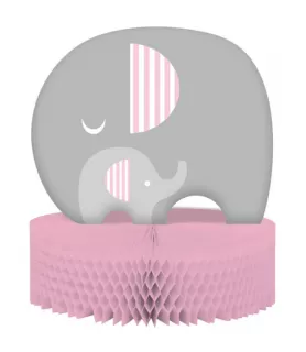 Baby Shower 'Little Peanut Girl' Honeycomb Centerpiece (1ct)