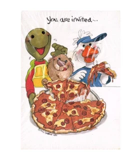 Little Suzy's Zoo Vintage Invitations w/ Envelopes (8ct)