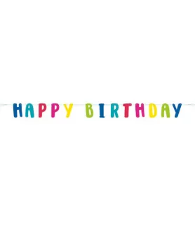 Llama Birthday Happy Birthday Banner (1ct)
